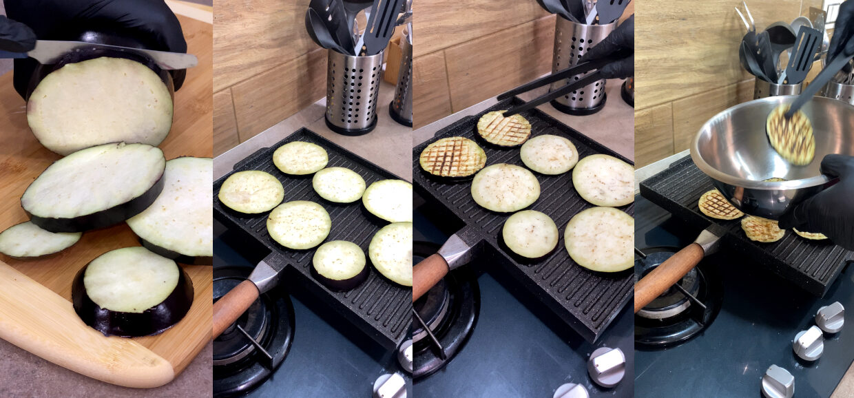 Cottura melanzane grigliate