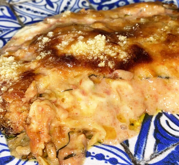 Parmiagiana di zucchiene rosè