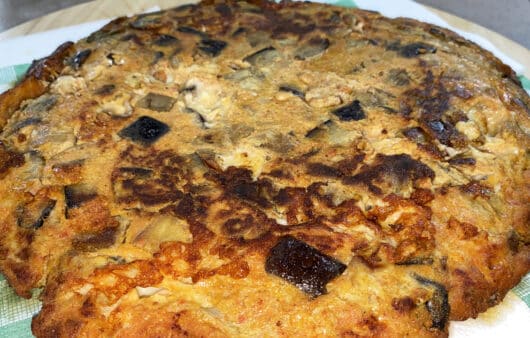 Frittata di melanzane rossa