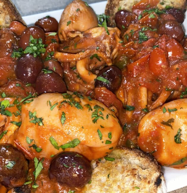 Ricetta moscardini alla luciana