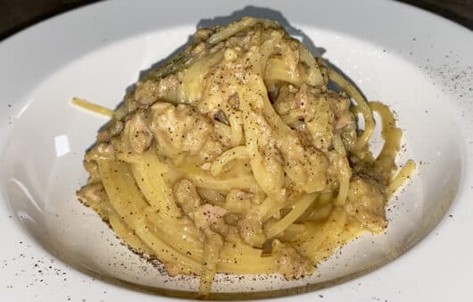 Pasta tonno e uova