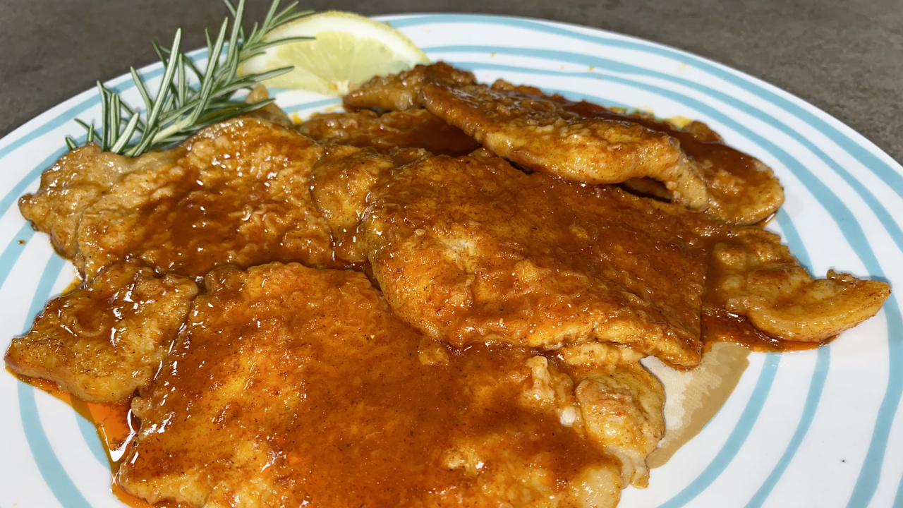 Scaloppine di maiale limone e paprika