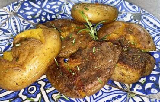 Patate con la buccia croccanti in padella