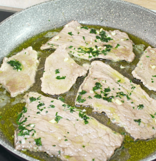 Fettine di vitello in padella velocissime