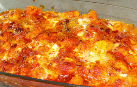 Gnocchi al forno filanti