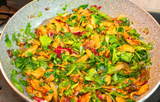 Insalata di pollo invernale