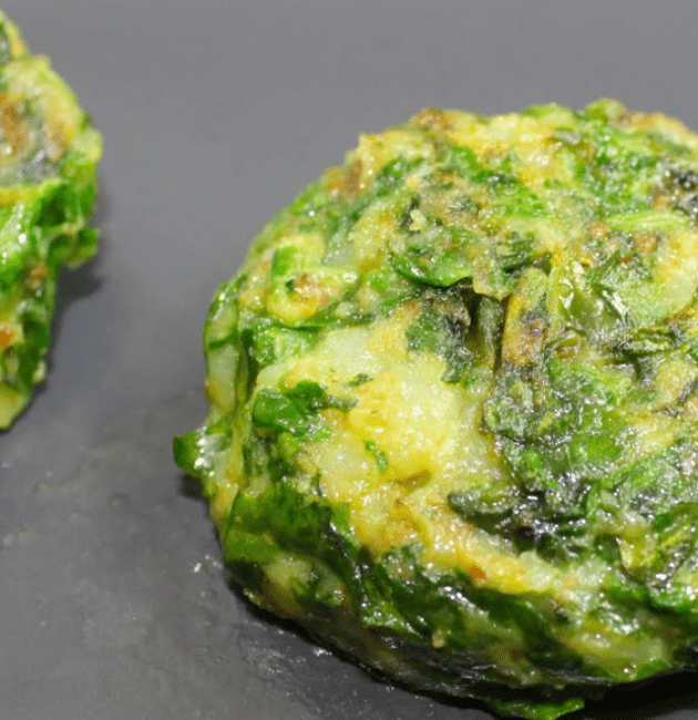 Medaglioni di patate e spinaci