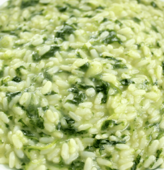 Riso patate e spinaci