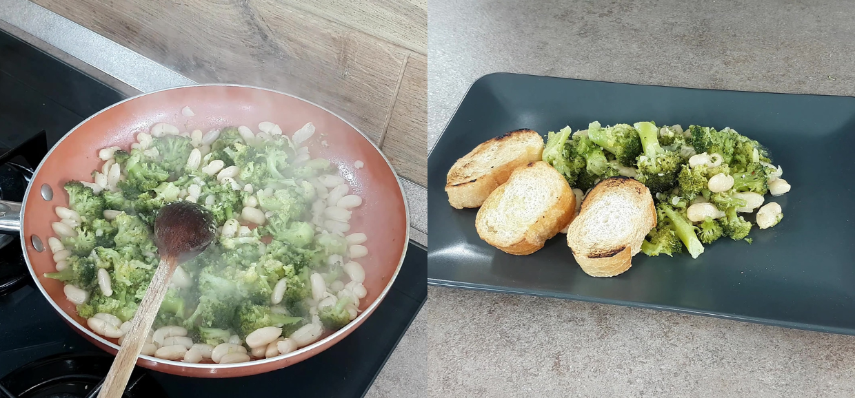 Fagioli e broccoli a modo mio