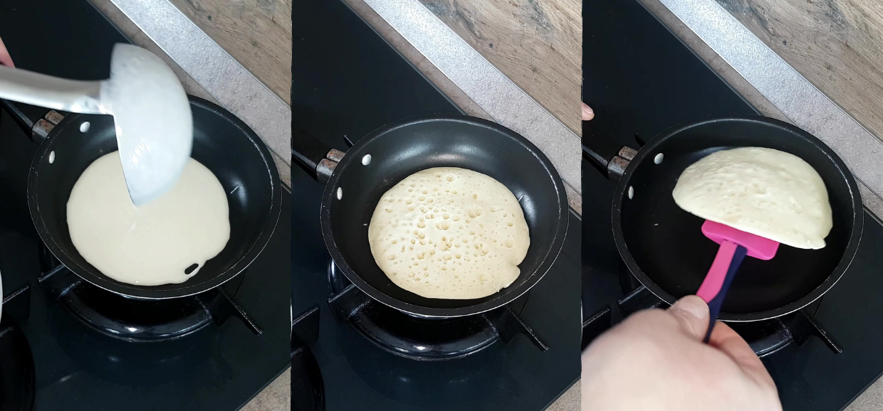 Pancake all'acqua senza uova