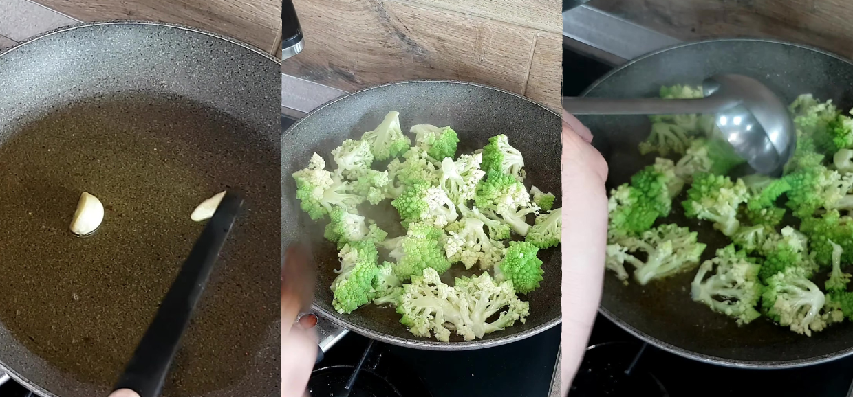 Pasta broccoletti e sgombro in scatola
