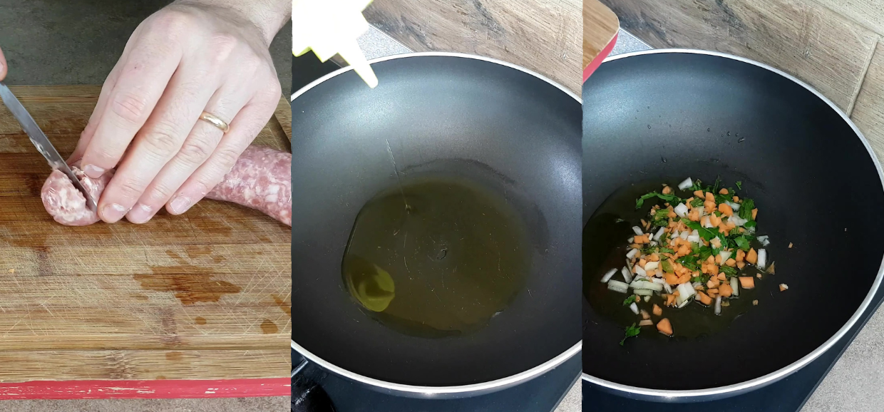 Pasta con ragù di salsiccia a modo mio
