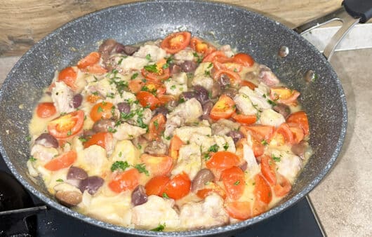 Straccetti di tacchino alla mediterranea