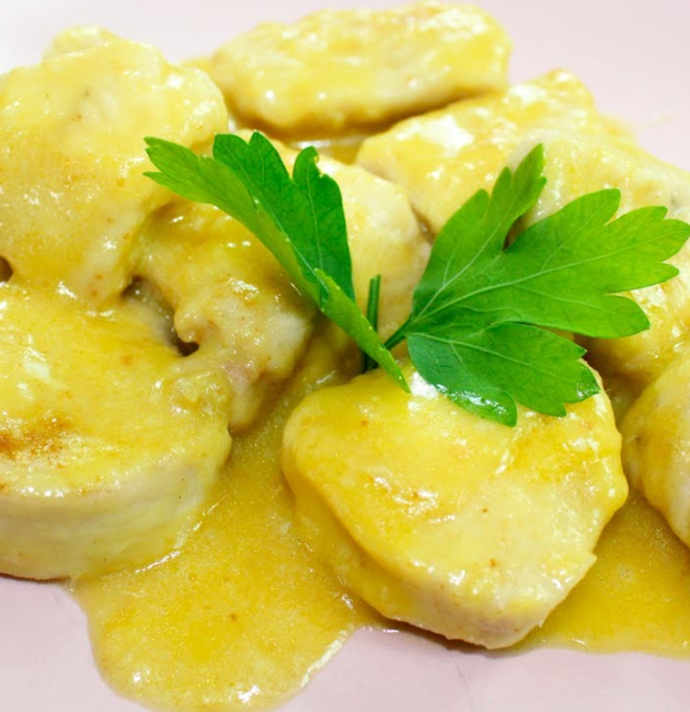 Bocconcini di pollo con zenzero e arancia