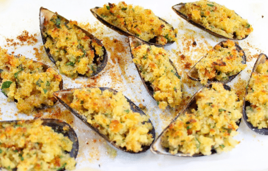 Cozze gratinate
