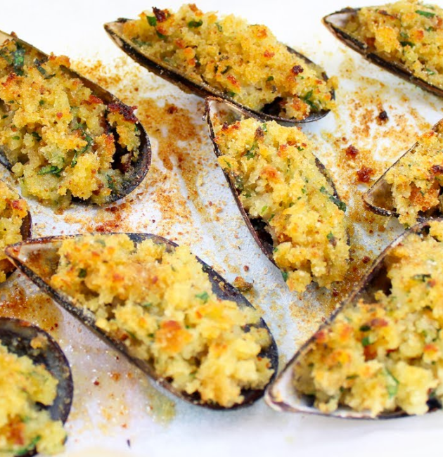 Cozze gratinate