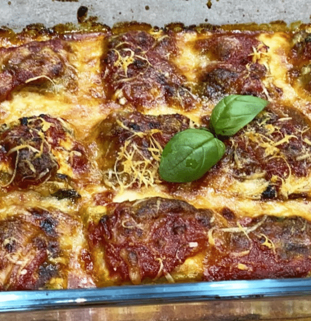 Involtini di melanzane grigliate alla parmigiana
