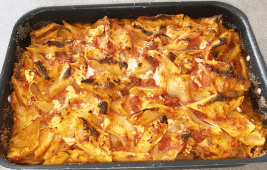 Pasta al forno rossa