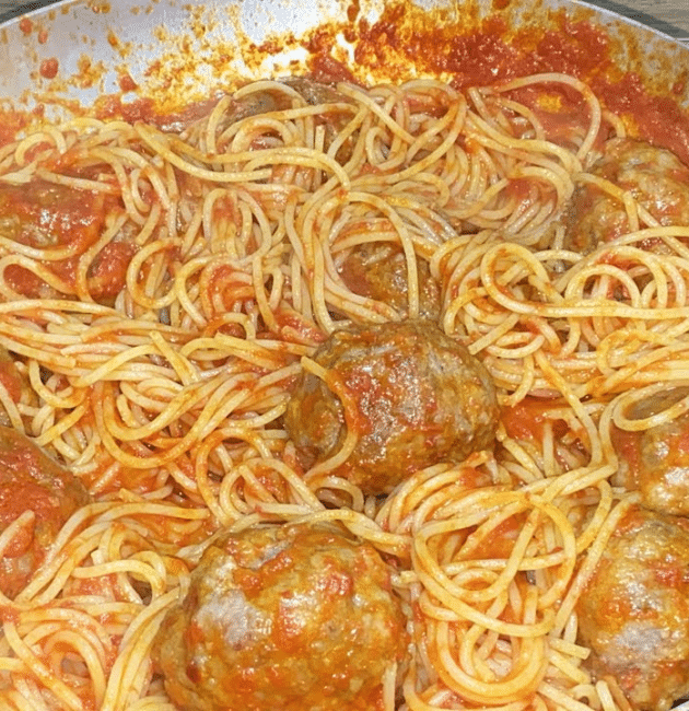 Spaghetti con le polpette