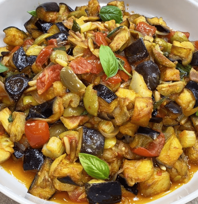 Caponata di melanzane siciliana