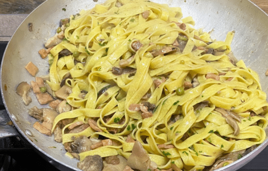 Tagliatelle ai porcini senza panna