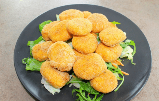 Crocchette di salmone e patate al forno