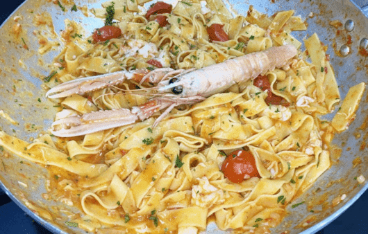 Fettuccine agli scampi