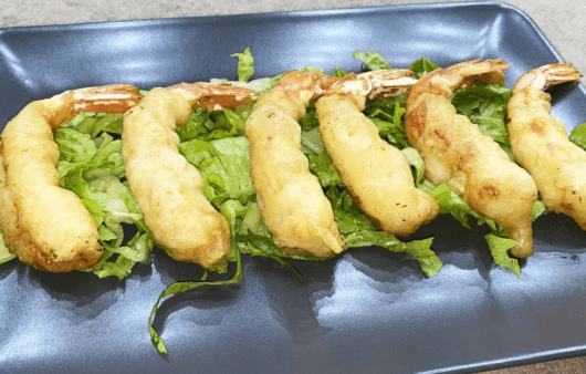 Gamberi in tempura croccantissimi