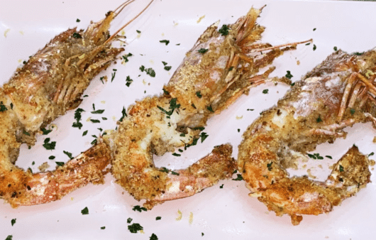 Gamberoni al forno gratinati