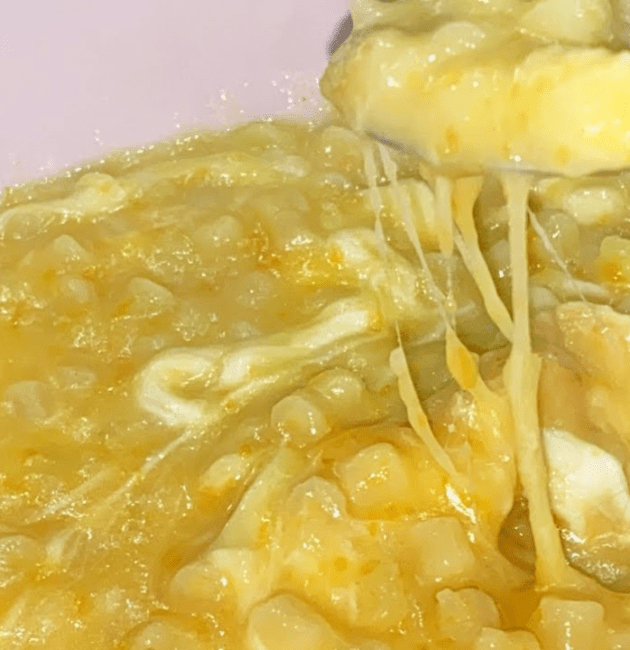 Pasta patate, zucca e provola