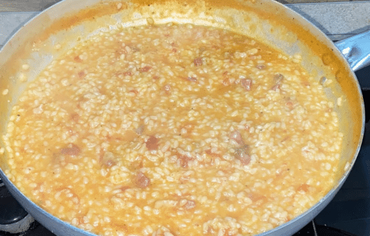 Risotto all'amatriciana