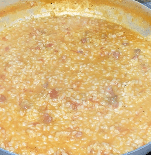 Risotto all'amatriciana