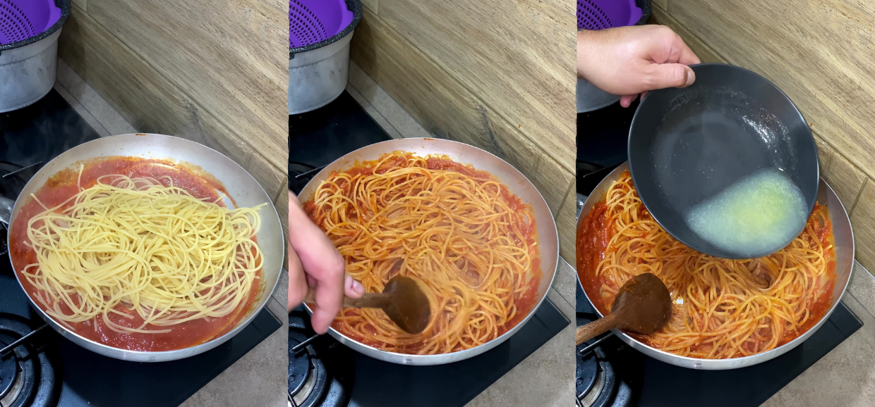 Spaghetti alle vongole col sugo
