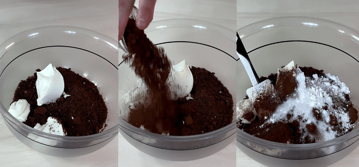 Tartufini cocco e nutella ripieni di nutella