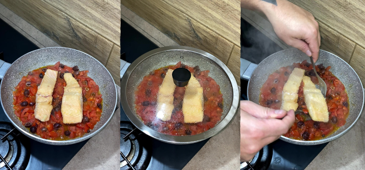 Filetti di salmone surgelati in padella a modo mio