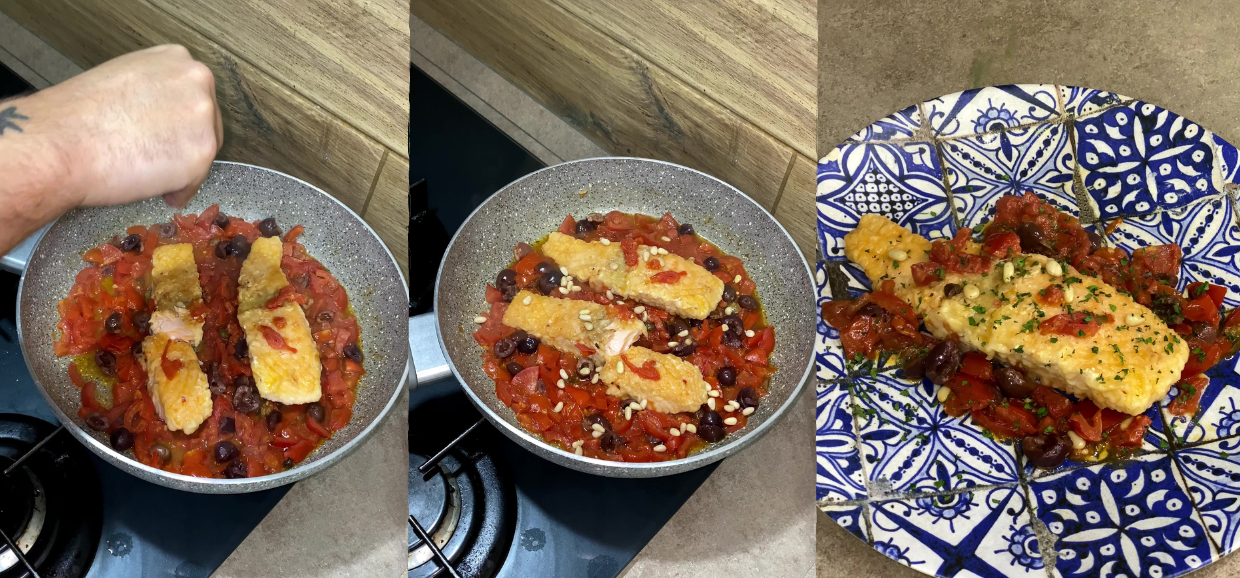 Filetti di salmone surgelati in padella a modo mio