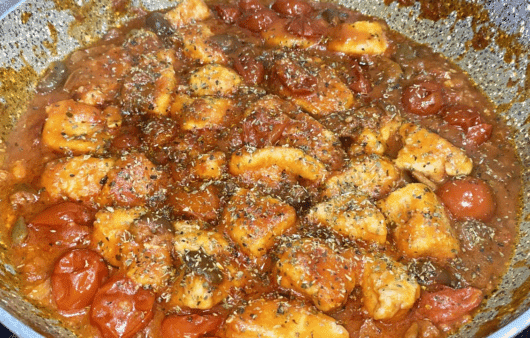 Bocconcini di pollo alla marinara