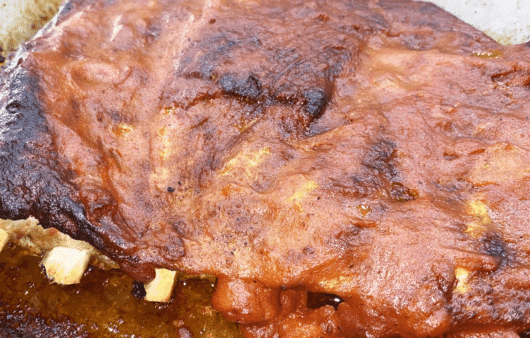 Ribs al forno glassate con salsa a modo mio