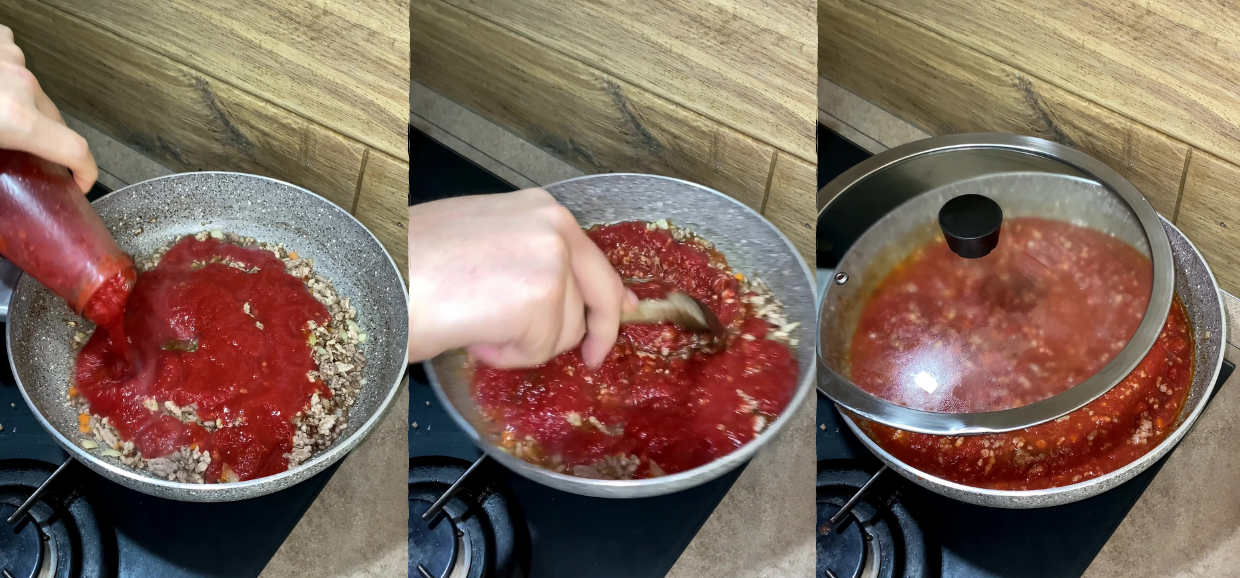 Tortellini al ragù gratinati al forno