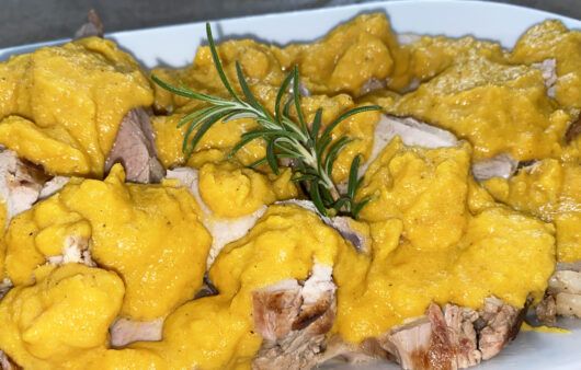 Filetto di maiale in padella al vino bianco