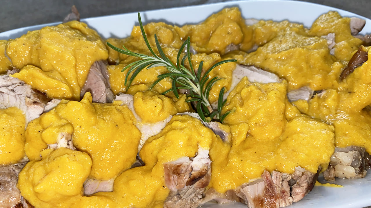 Filetto di maiale in padella al vino bianco