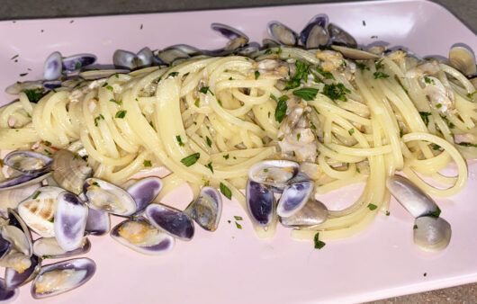 Spaghetti con telline