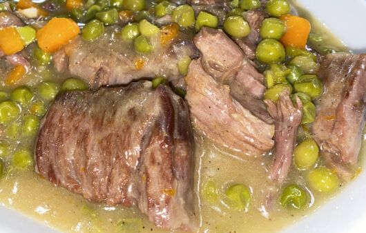 Spezzatino con piselli morbidissimo