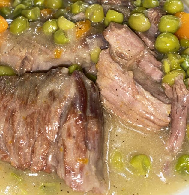 Spezzatino con piselli morbidissimo