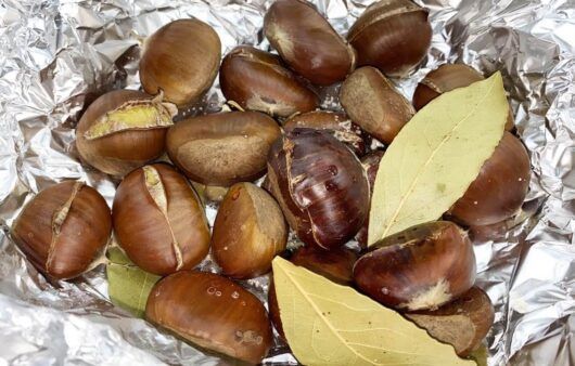 Castagne al cartoccio salate