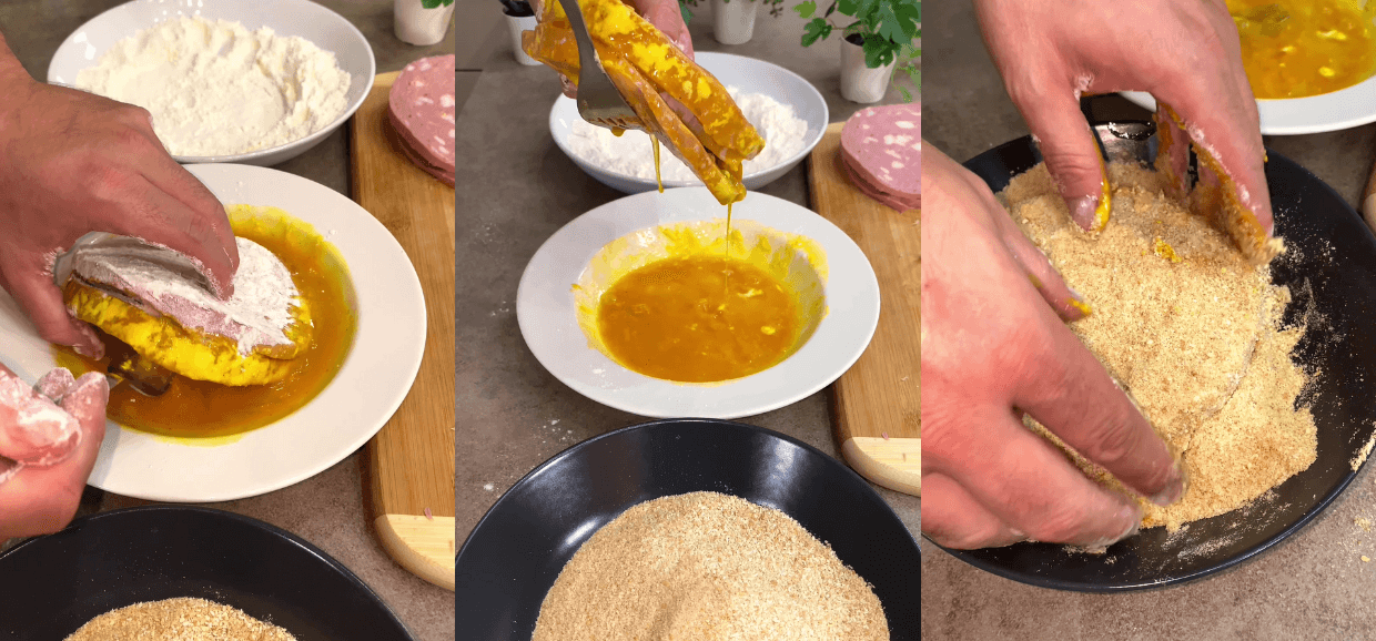 Mortadella in carrozza