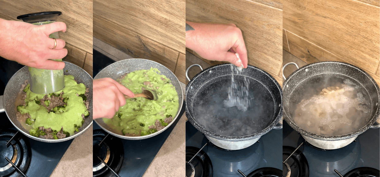 Pasta broccoletti e salsiccia