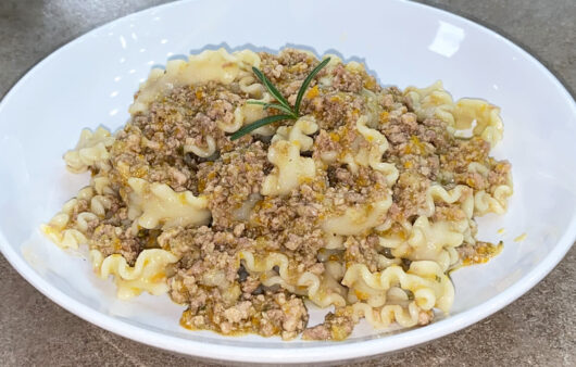 Ragù bianco con macinato di vitello e maiale