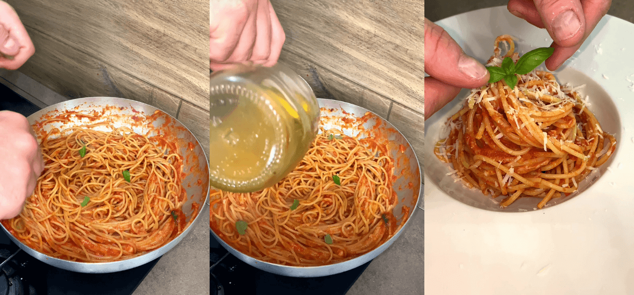 Spaghetti al pomodoro a modo mio