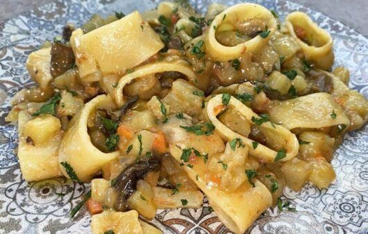 Calamarata patate e porcini